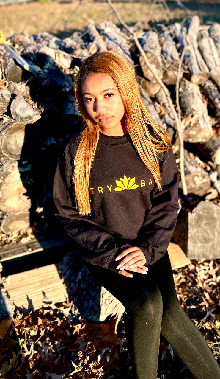 Black and Gold Trybal Hoodie